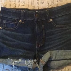 American Eagle shorts denim dark wash
